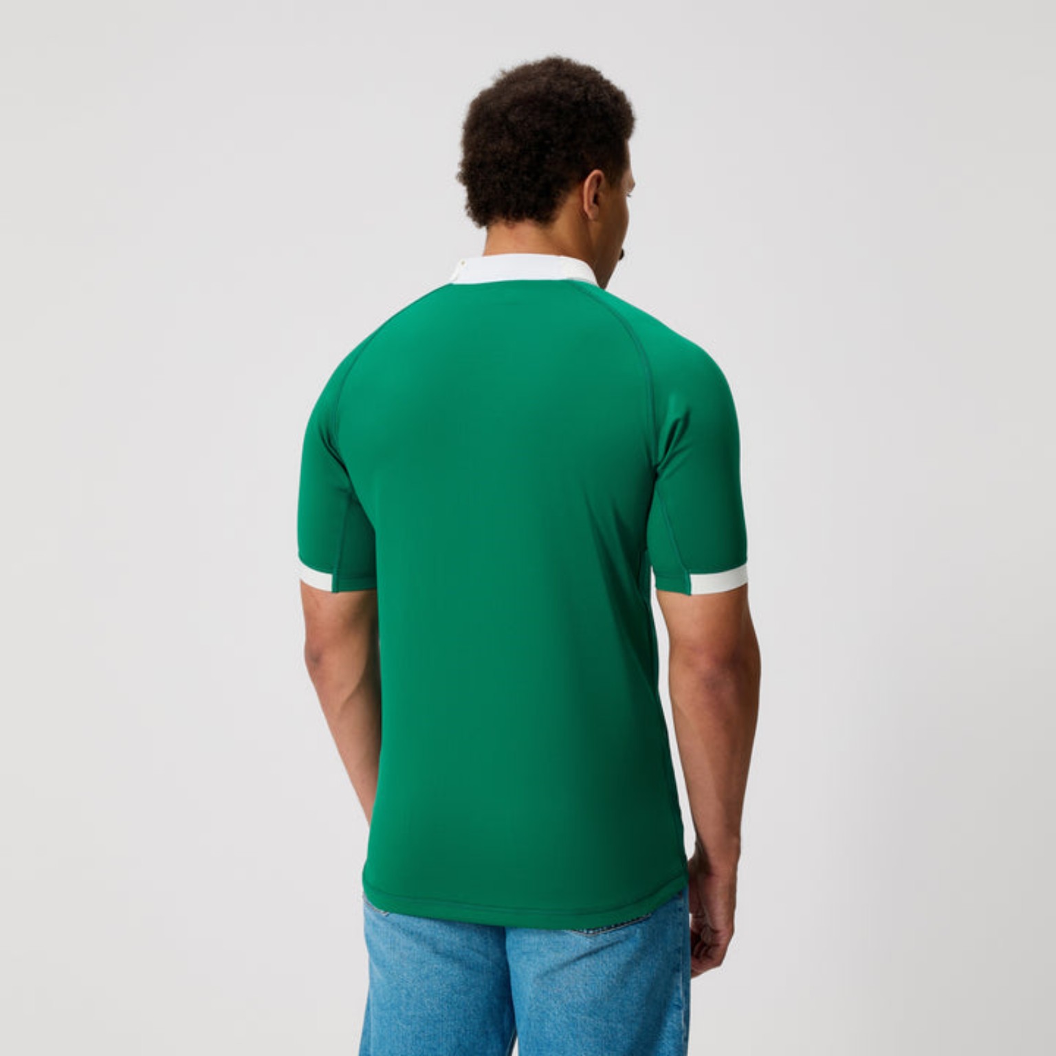 Rear view, Ireland Pro Jersey Green/White